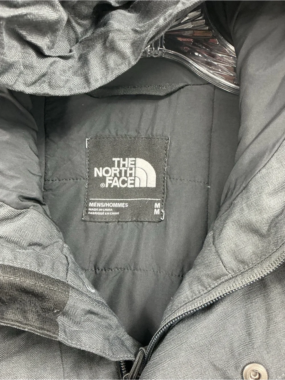 The North Face Men's Black Hooded Puffer Coat 1208